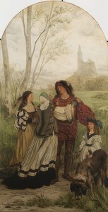 Ritter Hartmut von Kronberg prend congé de ses proches - Victor Müller