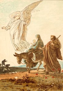 La fuite en Égypte - Victor Paul Mohn