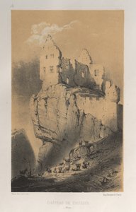 Architecture Pittoresque ou Monuments des XVeme et XVIeme Siecles: Chateaux De France des XV et XVI Siecles: Pl. 30, Chateau De Crussol (Drome)