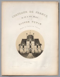 Frontispice, Porte du Château de St Manvieux Calvados, 1860