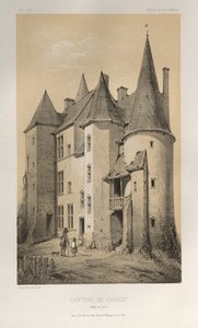 Pl. 45 Château De Chassy Saône et Loire, 1860 - Victor Petit