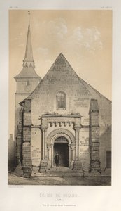 Église de Requeil Sarthe, 1860 - Victor Petit