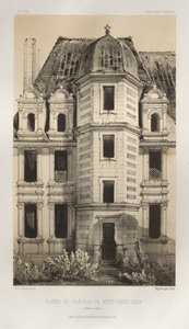 Pl. 71, Ruines du Château de Mont-Saint-Jean Saône et Loire, 1860