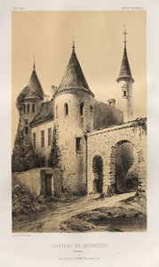 Pl. 89, Château du Vaumissel Calvados, 1860 - Victor Petit