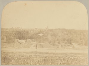 Pl. XVIII. Central Park vu du musée - Victor Prevost, Gaston L. Feuardent and Co., New York