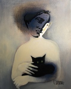 Le chat noir, personnage énigmatique - Victor Tkachenko