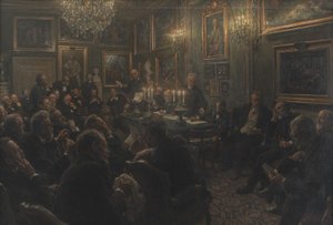 Une réunion du conseil académique à Charlottenborg en 1904