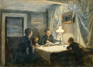 Soirée à Skagen (la famille de l