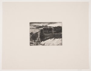 Colline enneigée - Viggo Pedersen