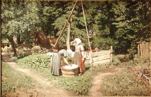 Jeunes filles au puits - Viggo Pedersen