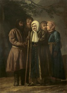 Femme centenaire de Tsarskoe Selo avec sa famille