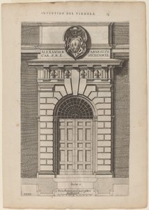 Porte du palais Farnèse - Vignola