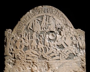 Pierre funéraire viking de Sanda - Viking