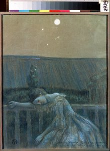 Le chagrin - Viktor Elpidiforovich Borisov Musatov