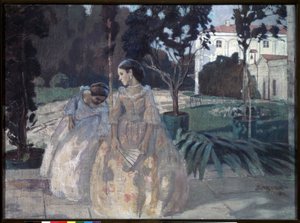 Tapisserie - Viktor Elpidiforovich Borisov Musatov