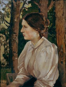 Portrait de Tatyana Viktorovna Vasnetsova, la fille de l