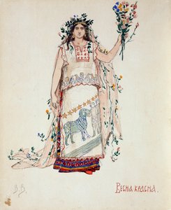 Beauté printanière. Costume pour l