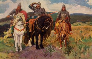 Les Guerriers - Viktor Mikhaylovich Vasnetsov