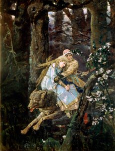 Tsarévitch Ivan chevauchant le loup gris, 1889
