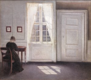 Intérieur à Strandgade, lumière du soleil sur le sol