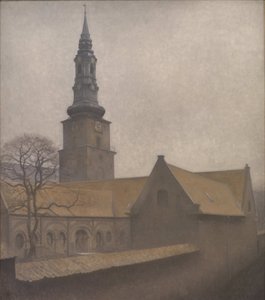Église Saint-Petri, Copenhague, 1906 - Vilhelm Hammershøi