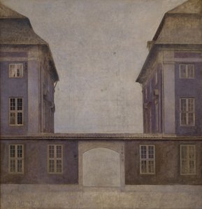 Les bâtiments de la Compagnie asiatique, vus de la rue St. Annæ, Copenhague, 1902
