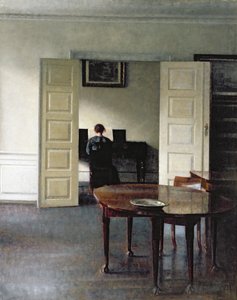Un Intérieur avec une Femme Jouant du Piano, 1910