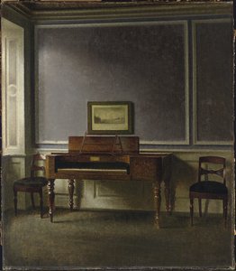 Le vieux piano. Strandgade 30 - Vilhelm Hammershoi