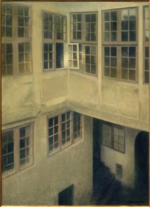 Cour intérieure. Strandgade 30 - Vilhelm Hammershoi