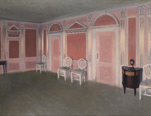 Intérieur de style Louis XVI. De la maison de l