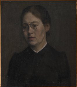 La peintre Elisabeth Wandel - Vilhelm Hammershøi