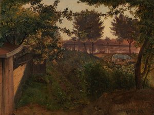 Derrière le jardin de l