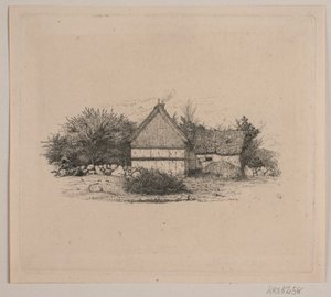 Et bondehus - Vilhelm Kyhn