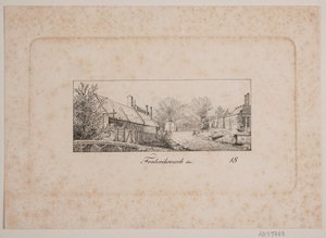 Scène de rue à Frederiksværk - Vilhelm Kyhn