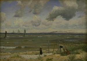 Plage de Hornbæk au nord de Sealand