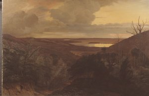 Tard le soir près de Himmelbjerget, Jutland