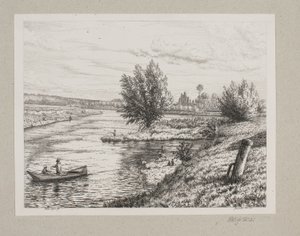 Partie près de la rivière Marne - Vilhelm Kyhn