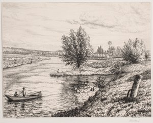 Partie de la rivière Marne - Vilhelm Kyhn