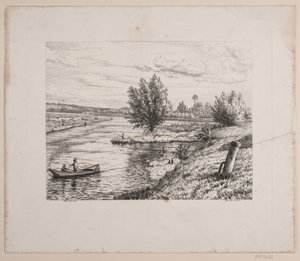 Parti ved Marnefloden - Vilhelm Kyhn