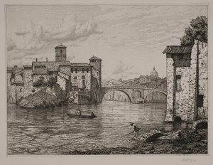 Partie près de Ponte Rotto à Rome