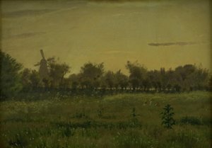 Le pré près de la maison de l