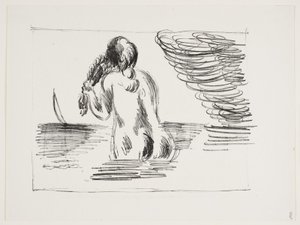 Fille se baignant - Vilhelm Lundstrøm