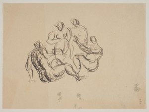 Composition avec cinq femmes nues