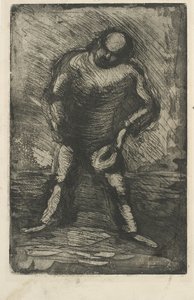 Homme écarté avec le chapeau à la main - Vilhelm Lundstrøm