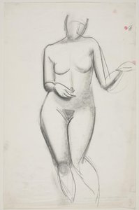 Modèle féminin debout