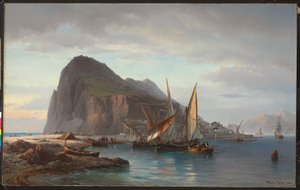 Navires au large de Gibraltar, 1880