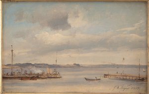 Un port de bateaux. Humlebæk, Zélande - Vilhelm Petersen