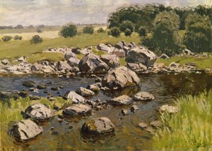 Paysage avec pierres, vers 1910