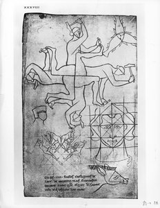 Fac-similé de Ms Fr 19093 fol.19v Études d