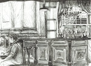 Café à la Bourse Royale, Manchester, 2011